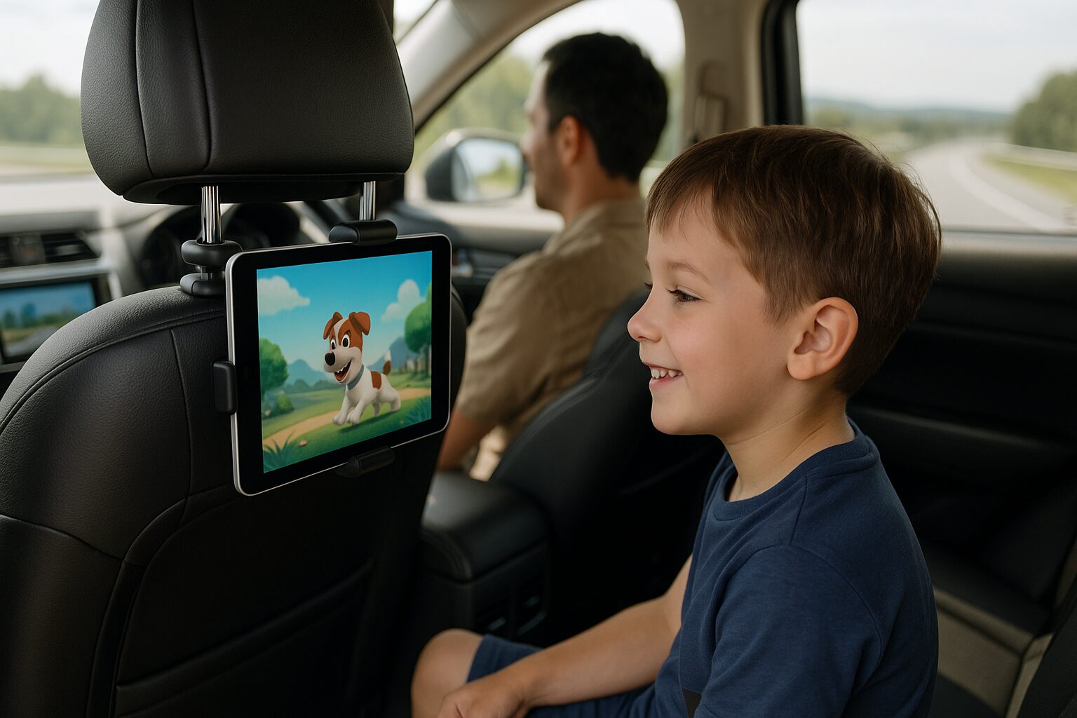 ipad 車載モニター化　イメージ