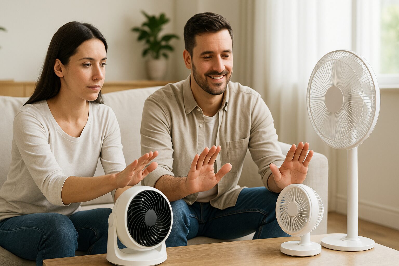 サーキュレーターと扇風機の違いどっちが涼しい イメージ