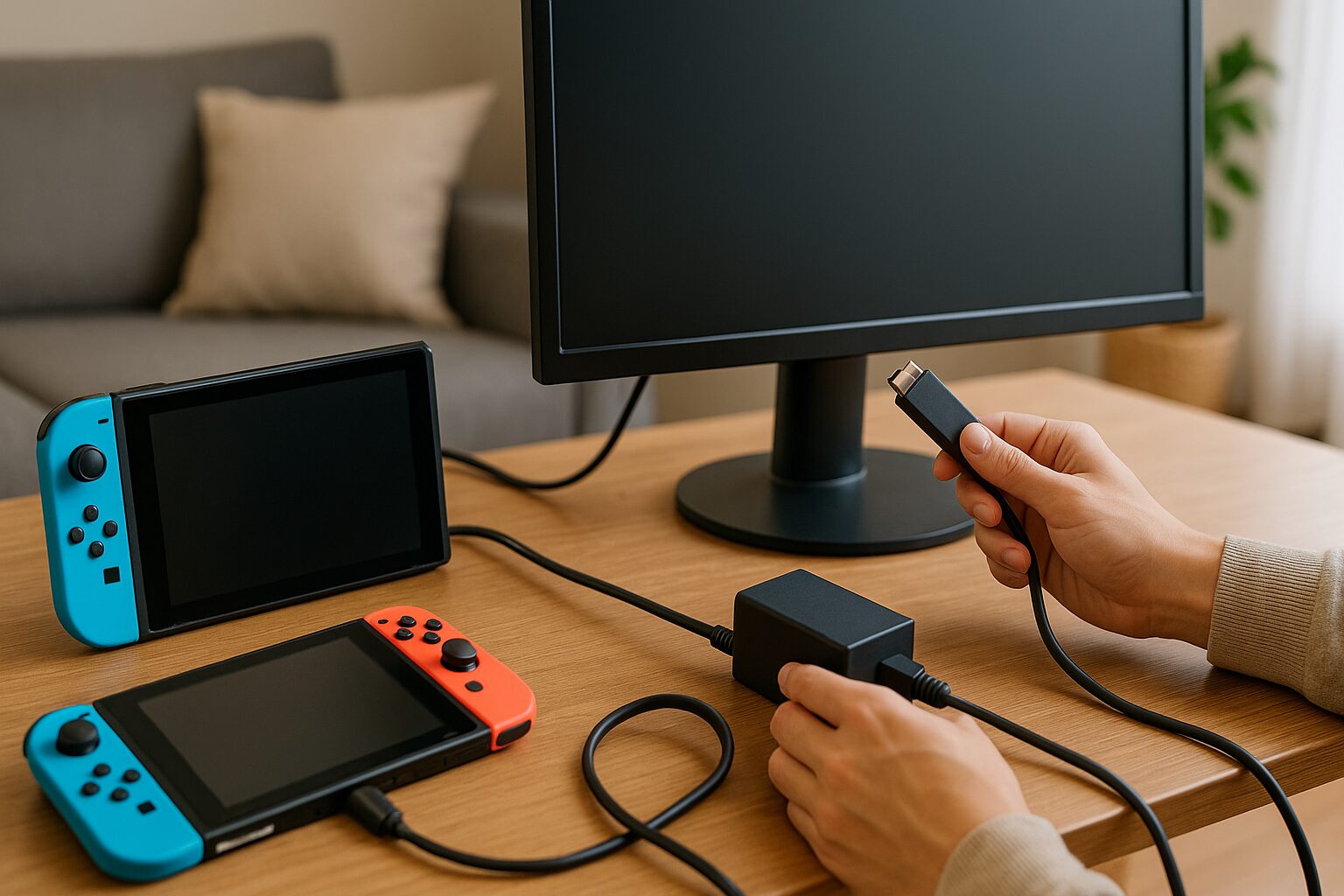 モニター だけ で switch イメージ