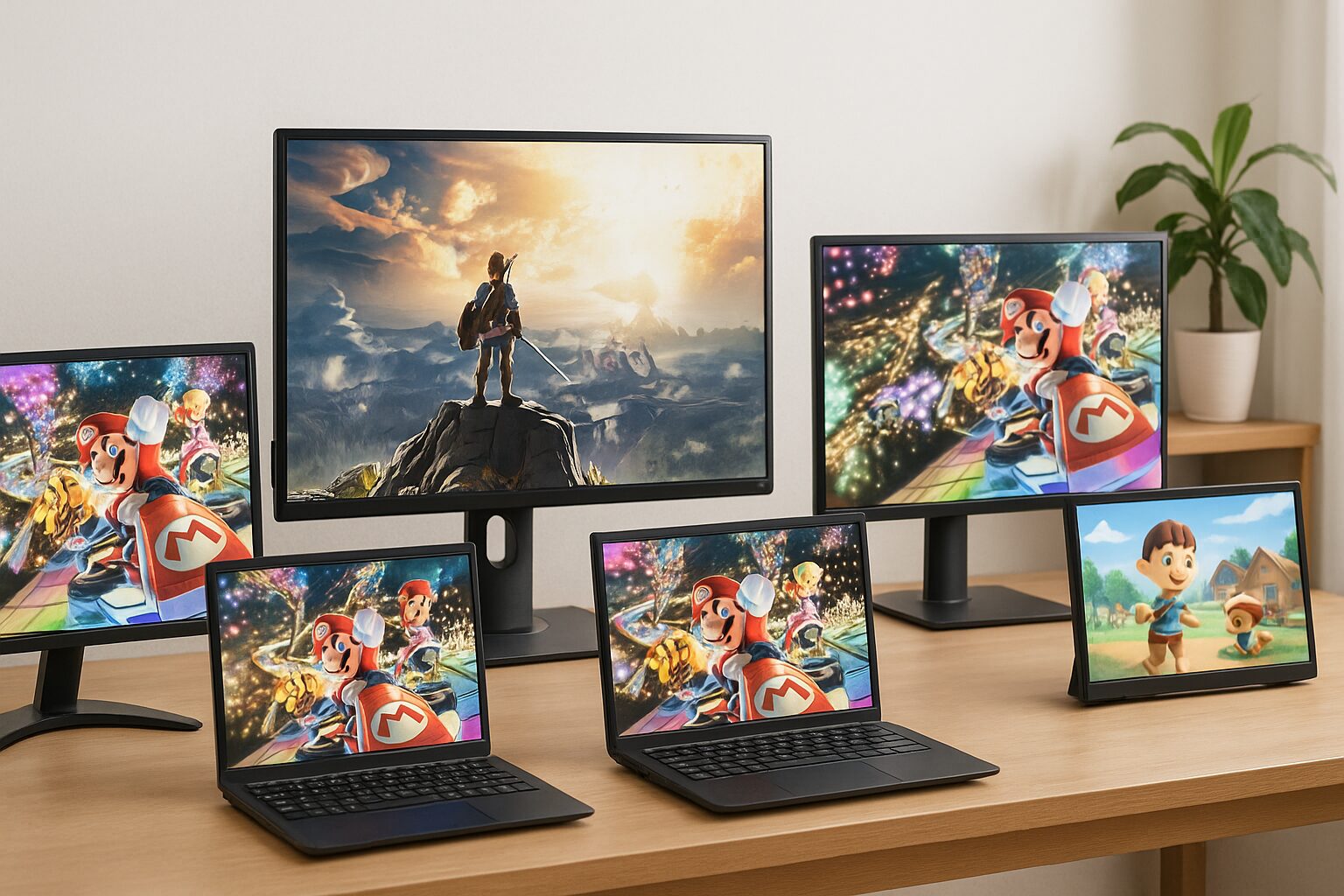 モニター だけ で switch イメージ