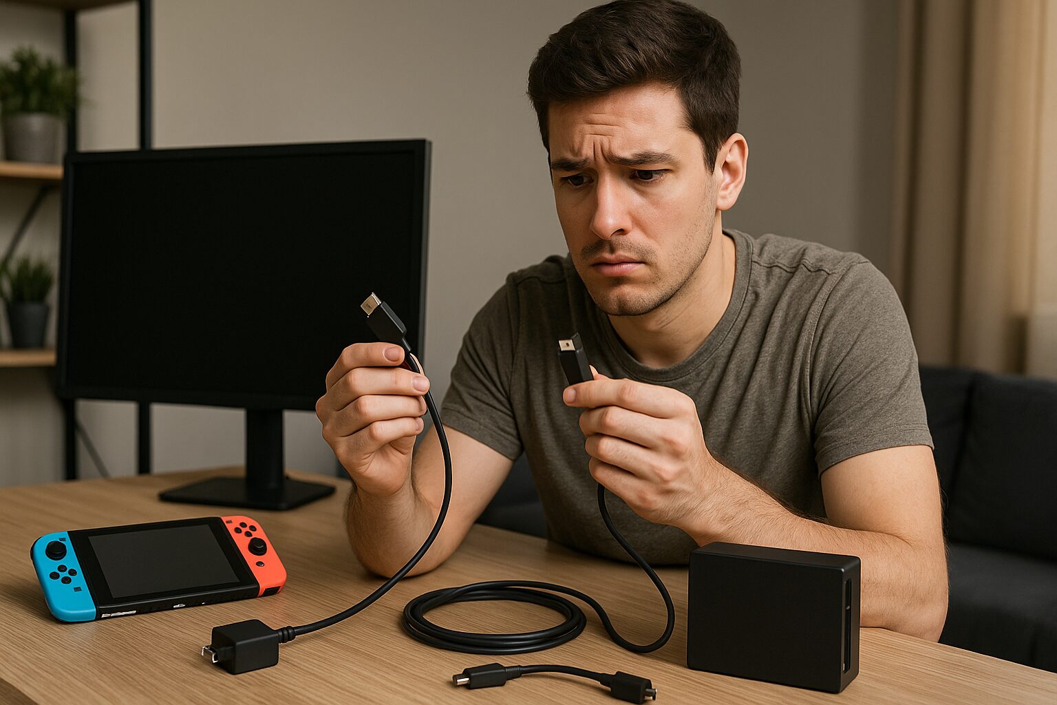 switch モニター 映ら ない イメージ