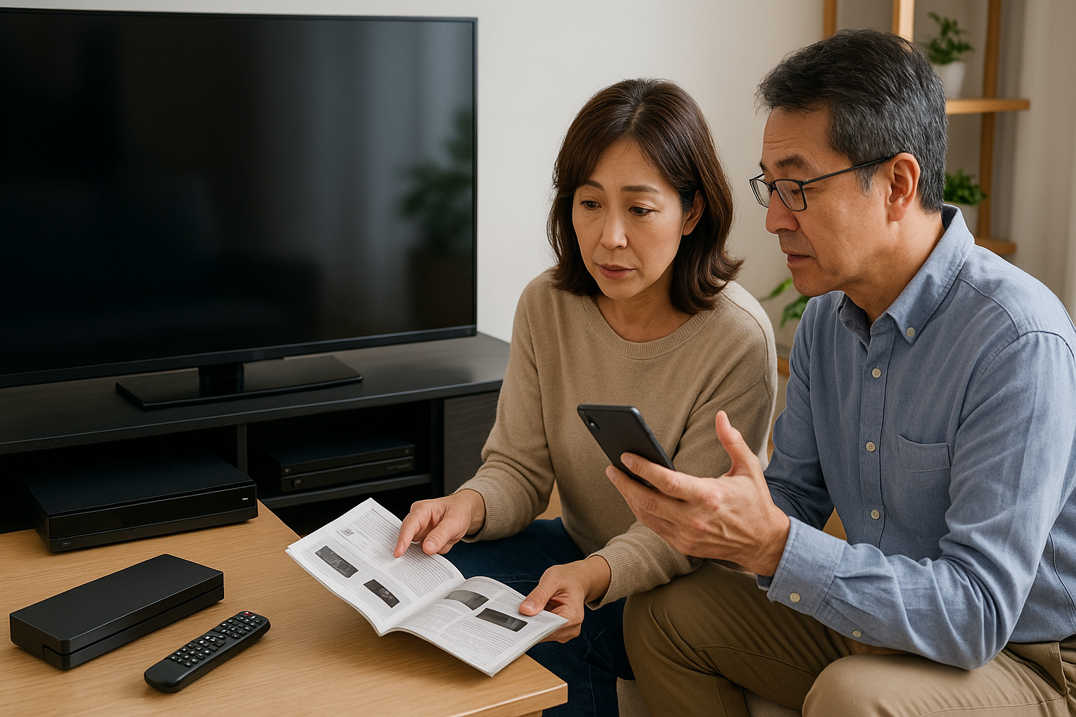 テレビとレコーダーの組み合わせ方の確認ポイント