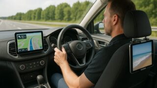 ipad 車載モニター化　イメージ
