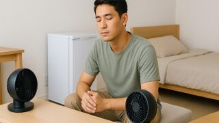 サーキュレーター 扇風機代わり 一人暮らし イメージ