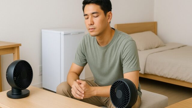 サーキュレーター 扇風機代わり 一人暮らし イメージ