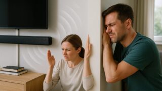 サウンド バー 近所 迷惑 イメージ