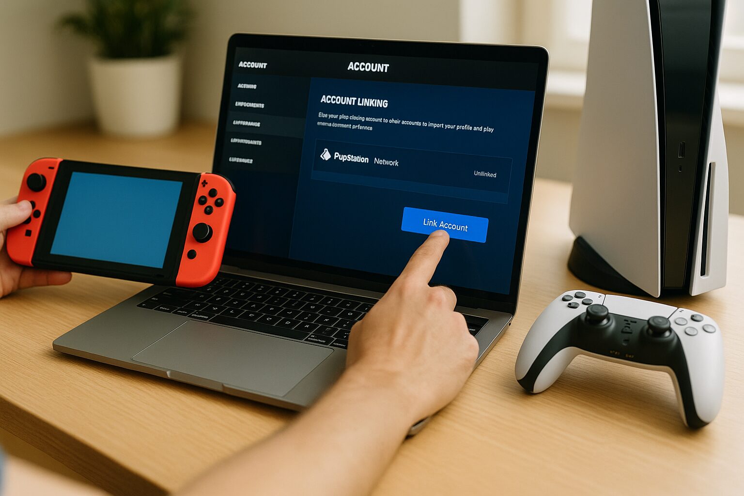 フォートナイトをSwitchとPS5で連携する方法の確認ポイント
