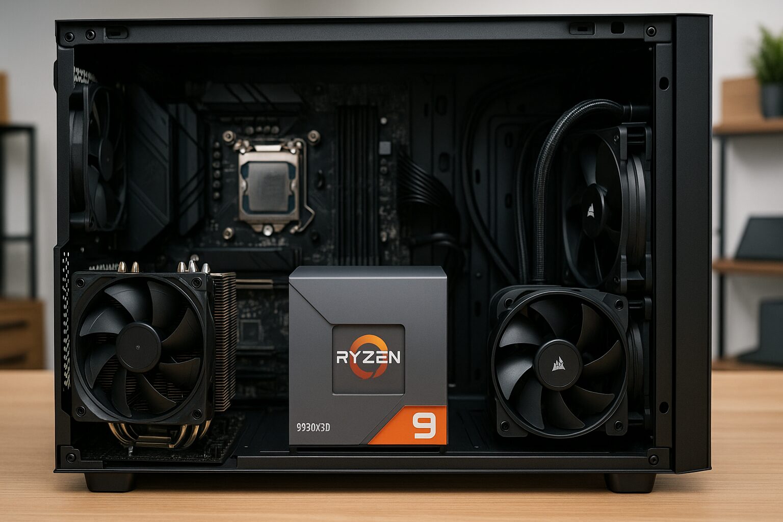 Ryzen 9 9950X3Dは空冷で使える?冷却条件と水冷の違いの確認ポイント